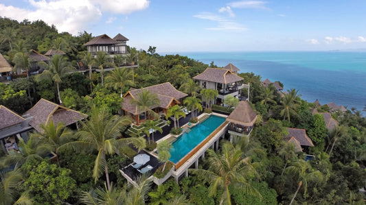 Four Seasons Resort, Koh Samui, Thailand, seen from the air